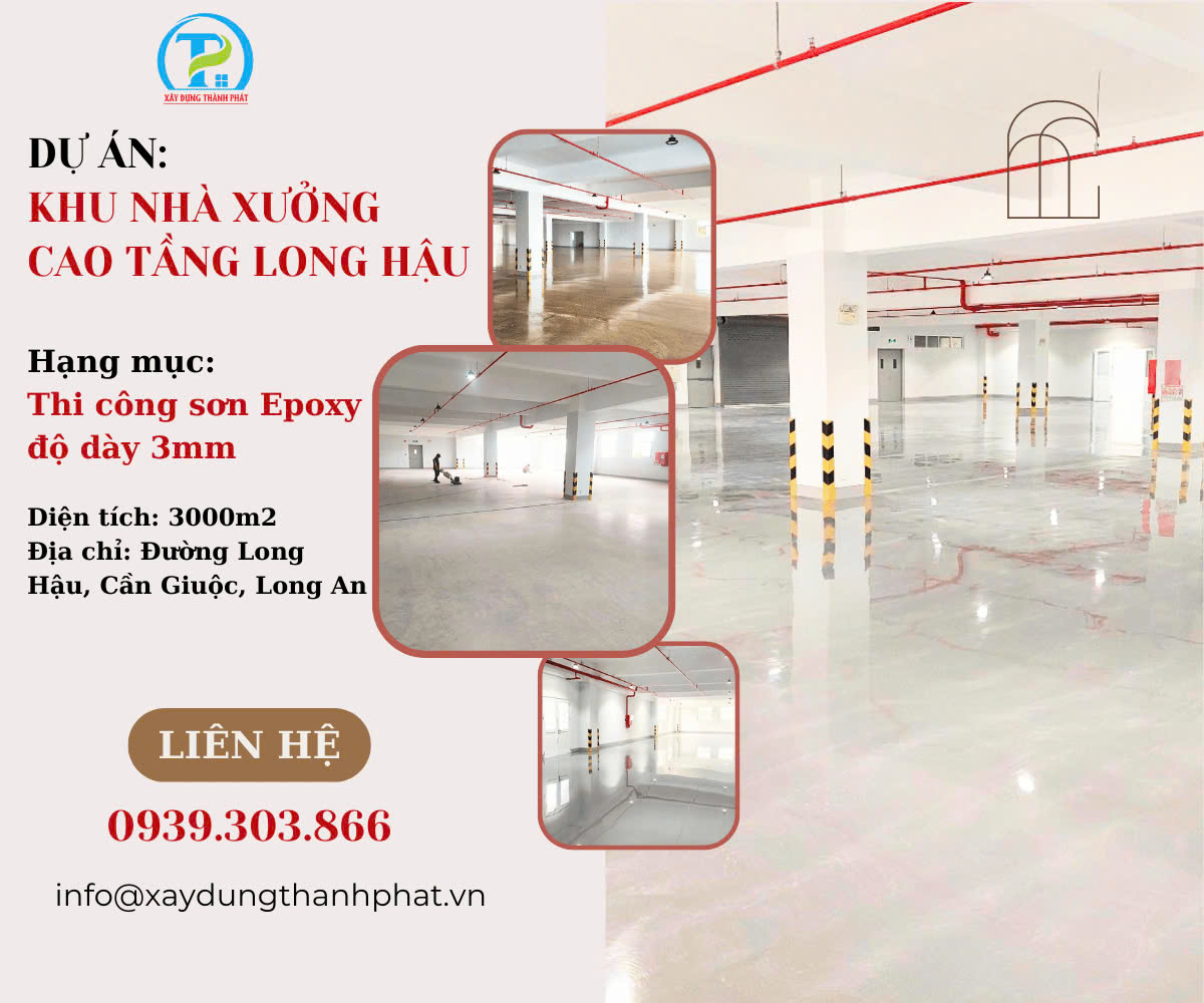 DỰ ÁN: KHU NHÀ XƯỞNG LONG HẬU - Góc chụp 1