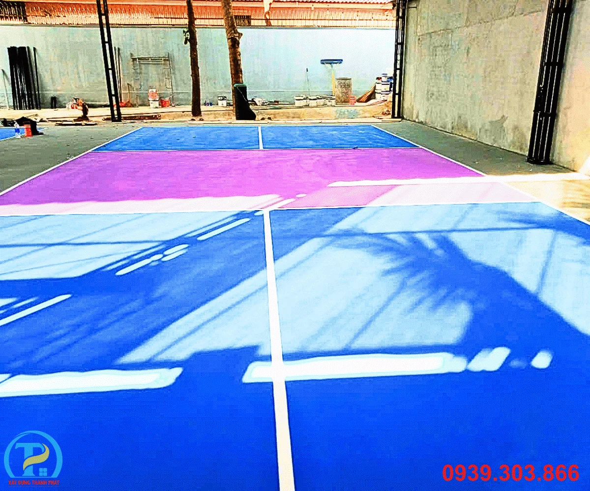 s&acirc;n pickleball đ&atilde; thi c&ocirc;ng ho&agrave;n thiện