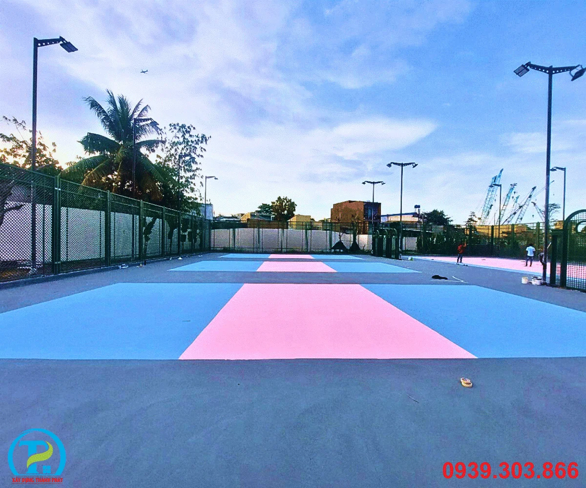 dự &aacute;n thi c&ocirc;ng s&acirc;n pickleball đ&atilde; ho&agrave;n thiện