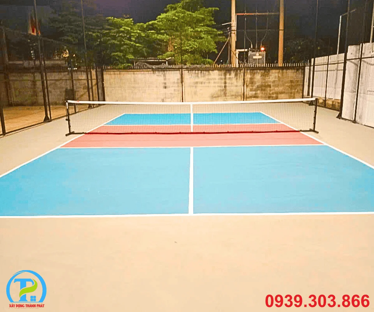 s&acirc;n sau khi chỉnh sửa