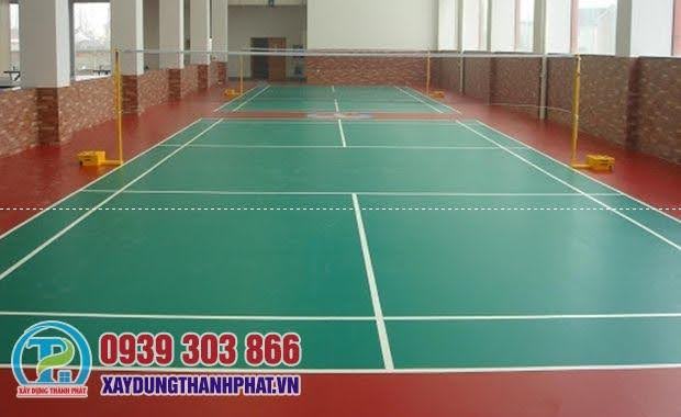 Thành Phát là đơn vị thi công sân cầu lông ở Hồ Chí Minh uy tín