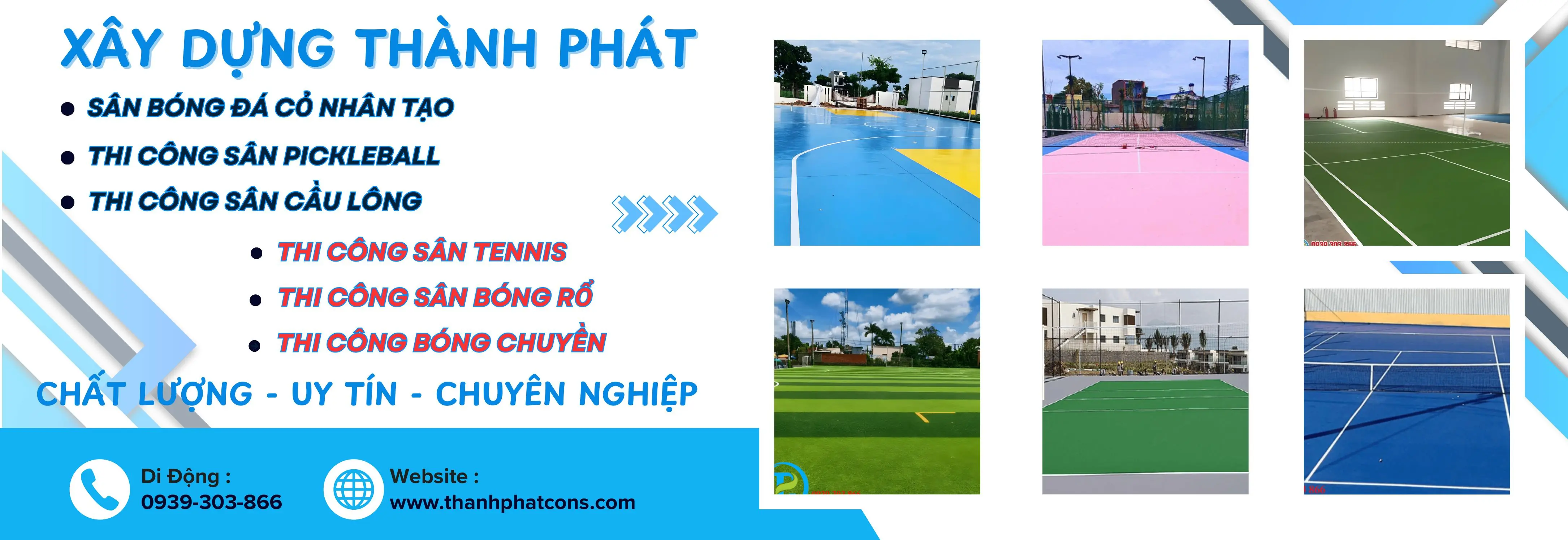 Chuyên Thi Công Sơn Epoxy, Thi Công Sân Thể Thao| Xây Dựng Thành Phát