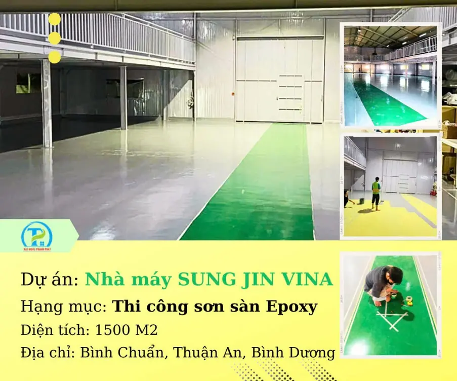BÁO GIÁ SƠN EPOXY BÌNH DƯƠNG: CHIẾT KHẤU 10% CHO SÀN 1000M2