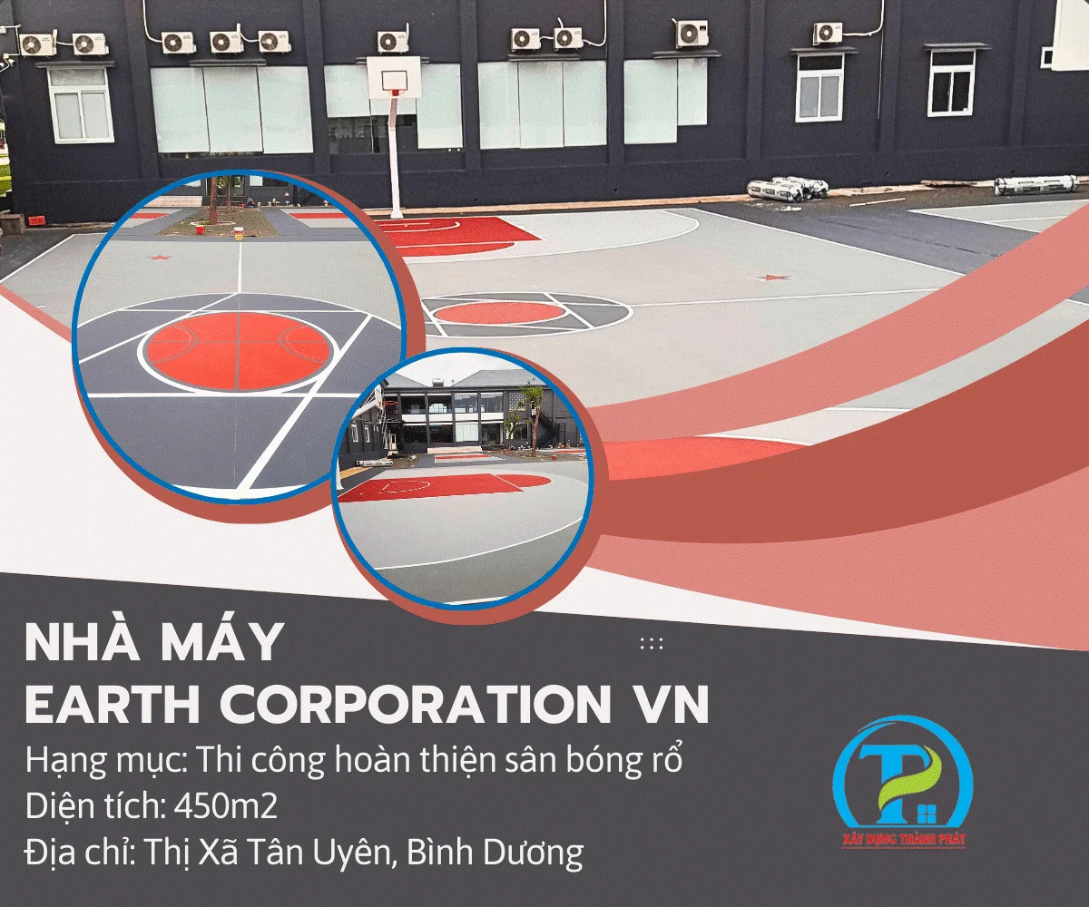 dự &aacute;n thi c&ocirc;ng s&acirc;n b&oacute;ng rổ ho&agrave;n thiện
