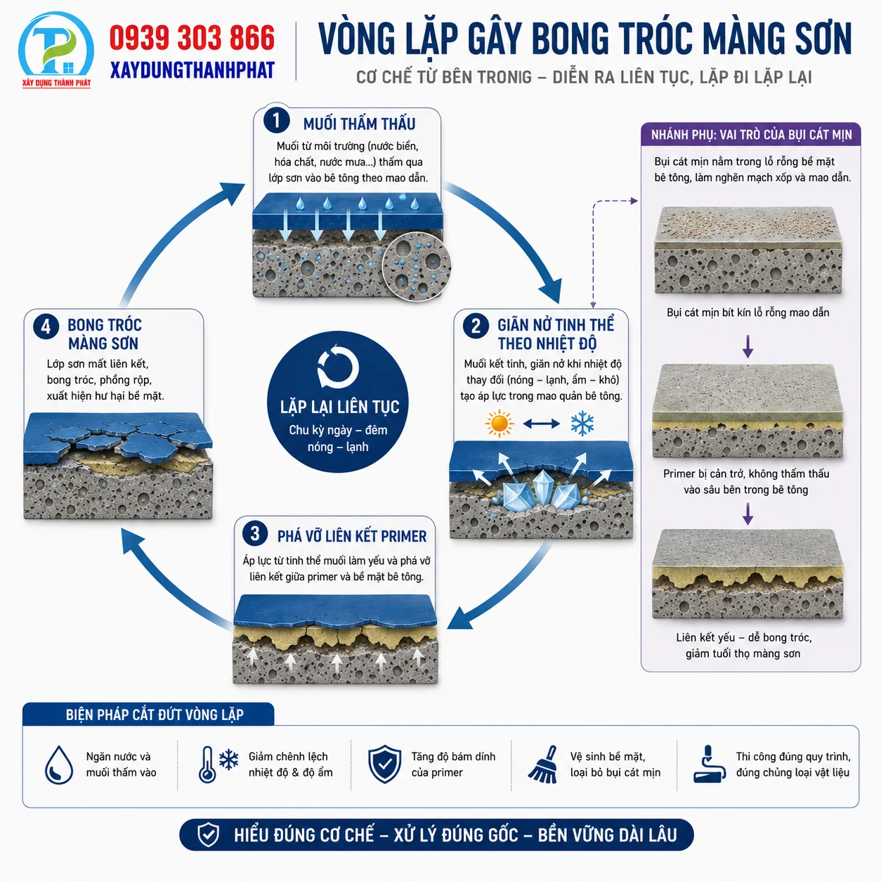 Flowchart chẩn đo&aacute;n hư hại m&agrave;ng l&oacute;t primer khi thi c&ocirc;ng sơn epoxy Phan Thiết
