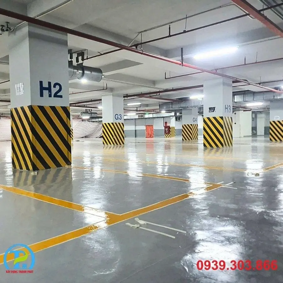THI CÔNG SƠN EPOXY TPHCM CHỐNG TRƯỢT CHO RAM DỐC TẦNG HẦM