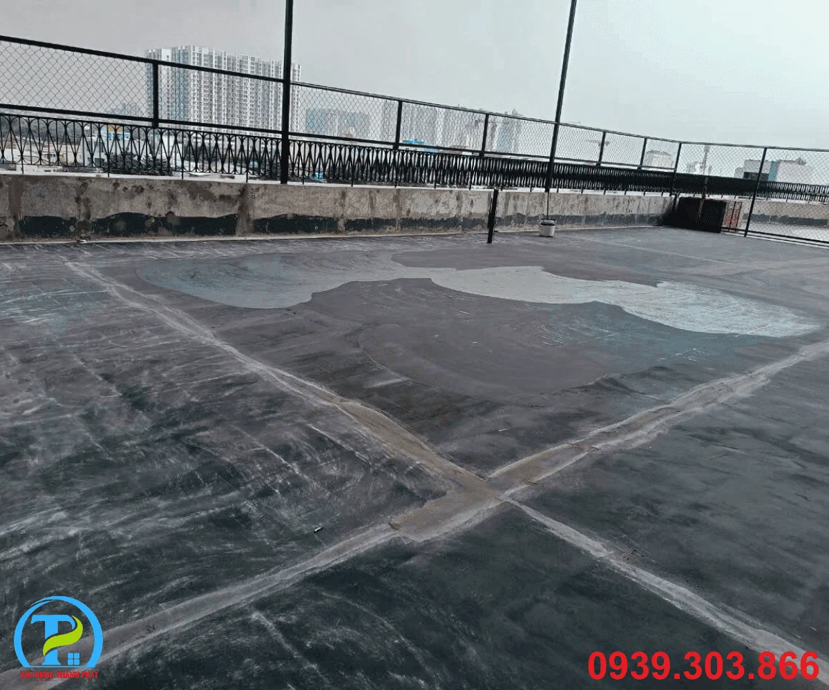 s&acirc;n được xử l&yacute; tr&aacute;m phẳng