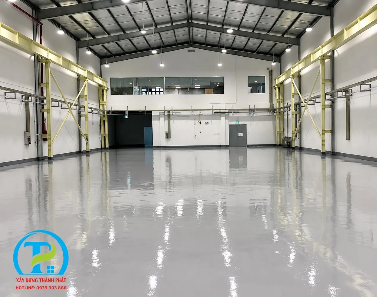 SƠN PU TỰ SAN PHẲNG HCM: BIỆN PHÁP THI CÔNG CUỐN CHIẾU ĐÊM TRÁNH DỪNG MÁY NHÀ XƯỞNG