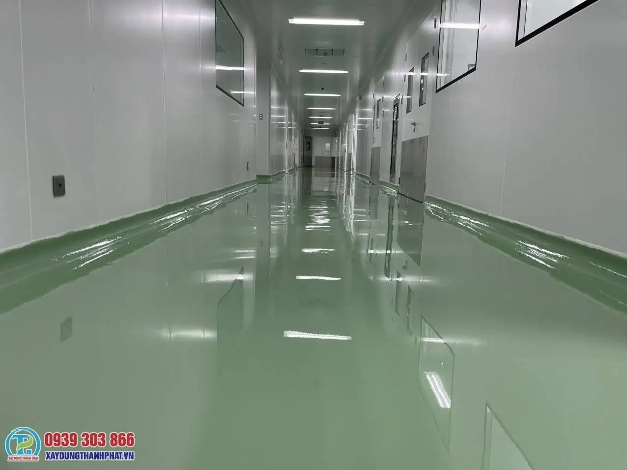 X&acirc;y Dựng Th&agrave;nh Ph&aacute;t thi c&ocirc;ng sơn pu tự san phẳng kho lạnh uy t&iacute;n to&agrave;n quốc