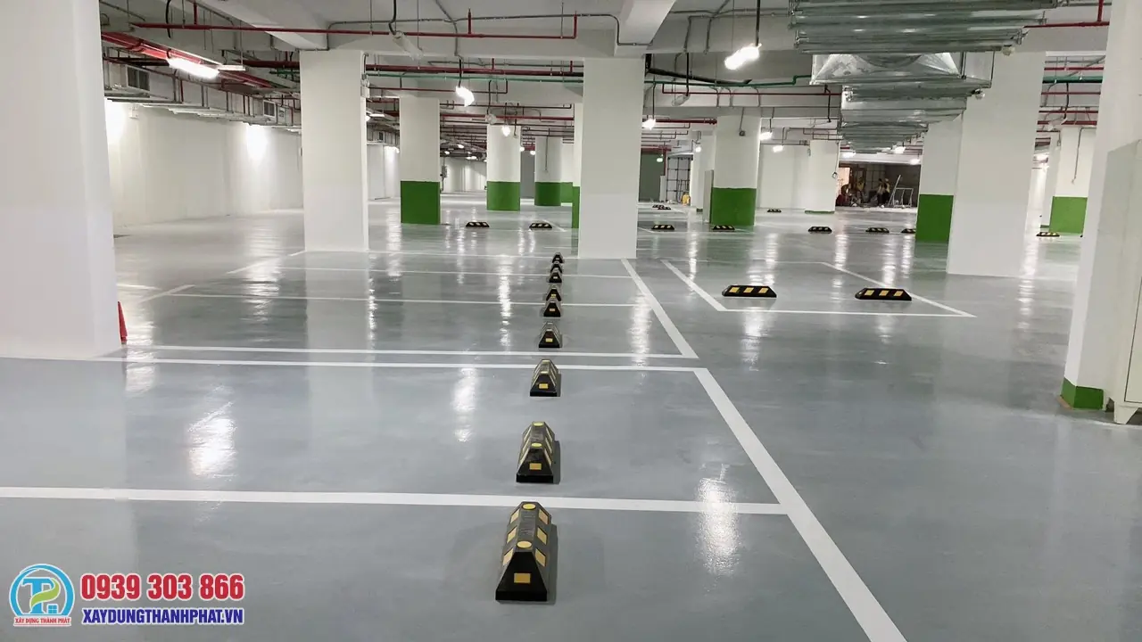 TIÊU CHUẨN THI CÔNG SƠN EPOXY NHÀ XE CAO TẦNG, TẦNG HẦM HIỆN NAY