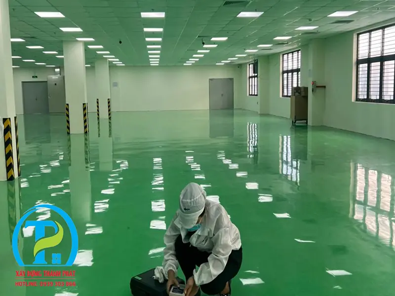 THI CÔNG SƠN EPOXY VŨNG TÀU: LỖ HỔNG XỬ LÝ ĐỘ ẨM NGƯỢC GÂY PHỒNG RỘP SÀN BÊ TÔNG